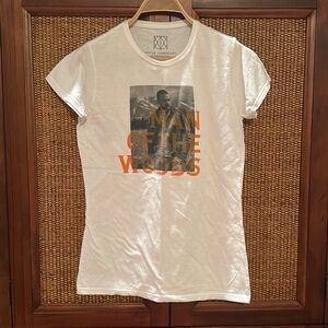 Justin Timberlake White Band Tee Size Large Slim